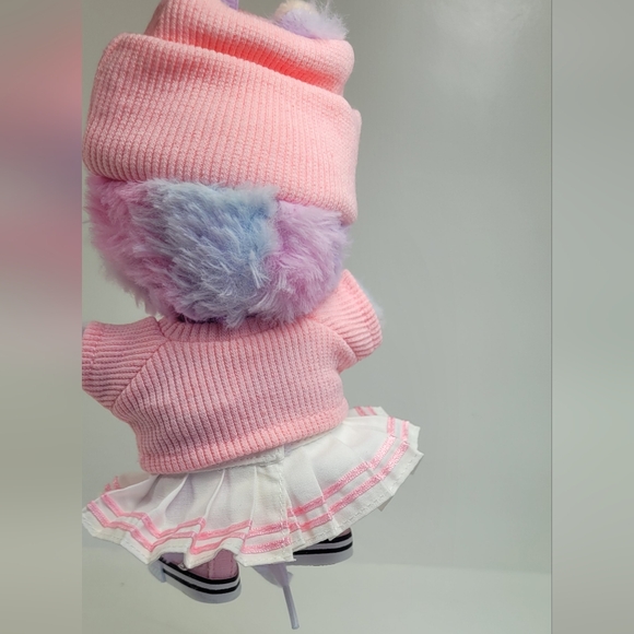 Labubu Barbie Pink Outfit with Shoes And Barbiecore Rhinestones No Doll - Picture 8 of 12